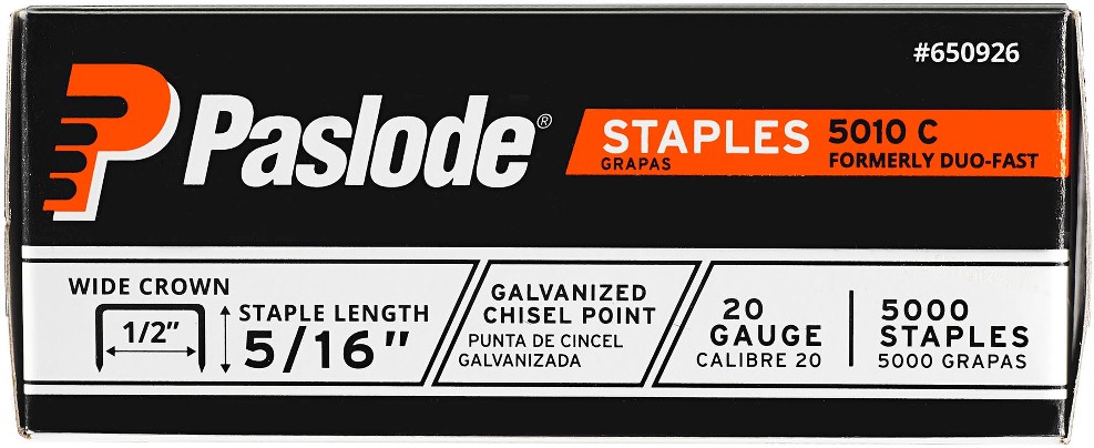 5/16-in Leg x 1/2-in 20 -Gauge Construction staples 5000 -Per Box