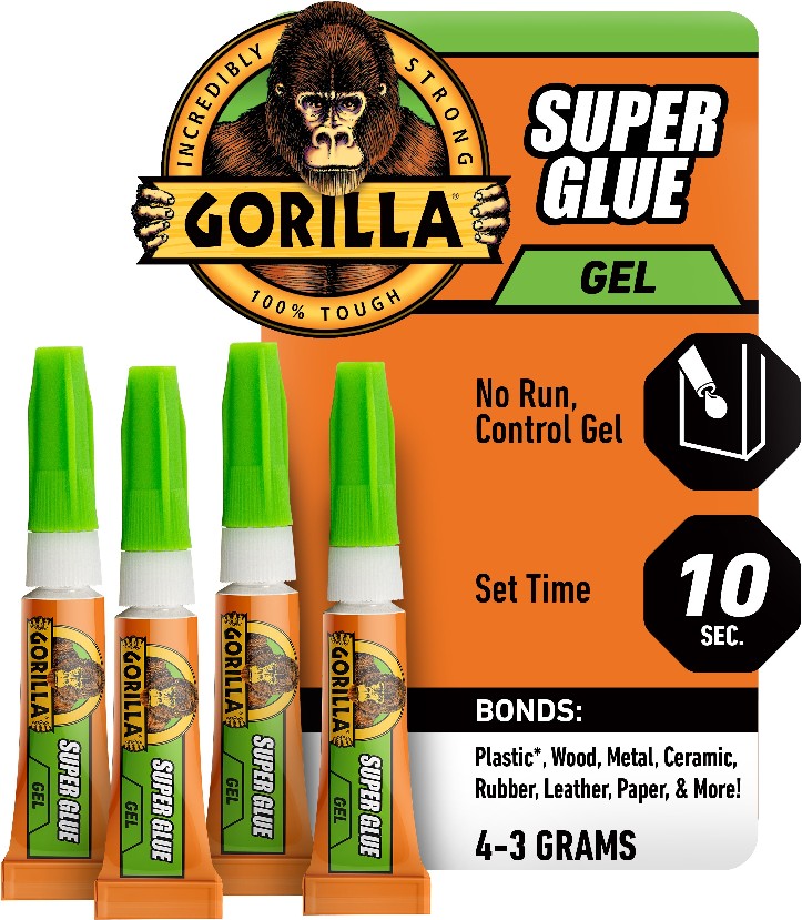 4 -Pack 3-gram Gel Super Glue