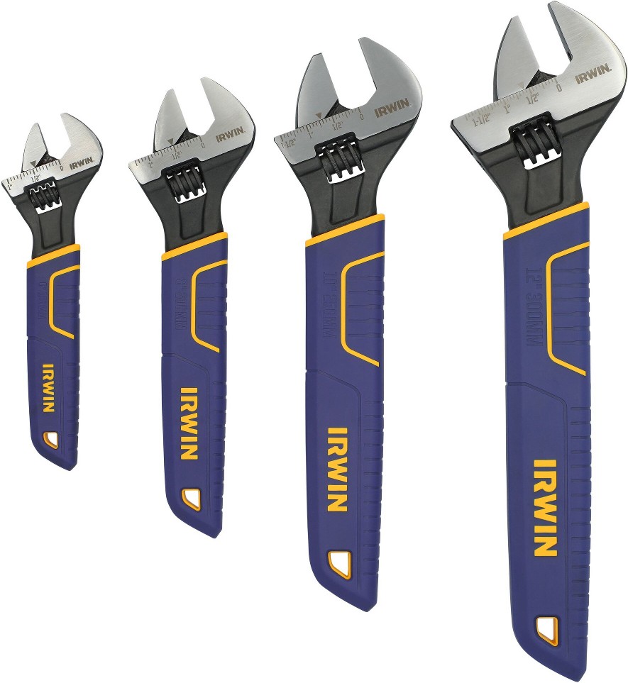 ProTouch 12-in Adjustable Wrench Set 4 -Piece