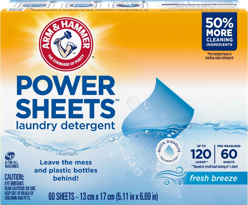 60 -Pack Fresh Breeze HE Laundry Detergent 120 Loads 60 -Count