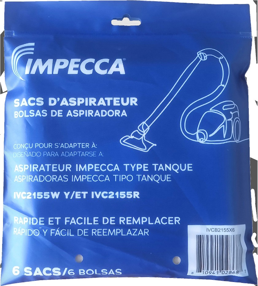 6 -Pack 2-Liter Disposable Paper Vacuum Bag