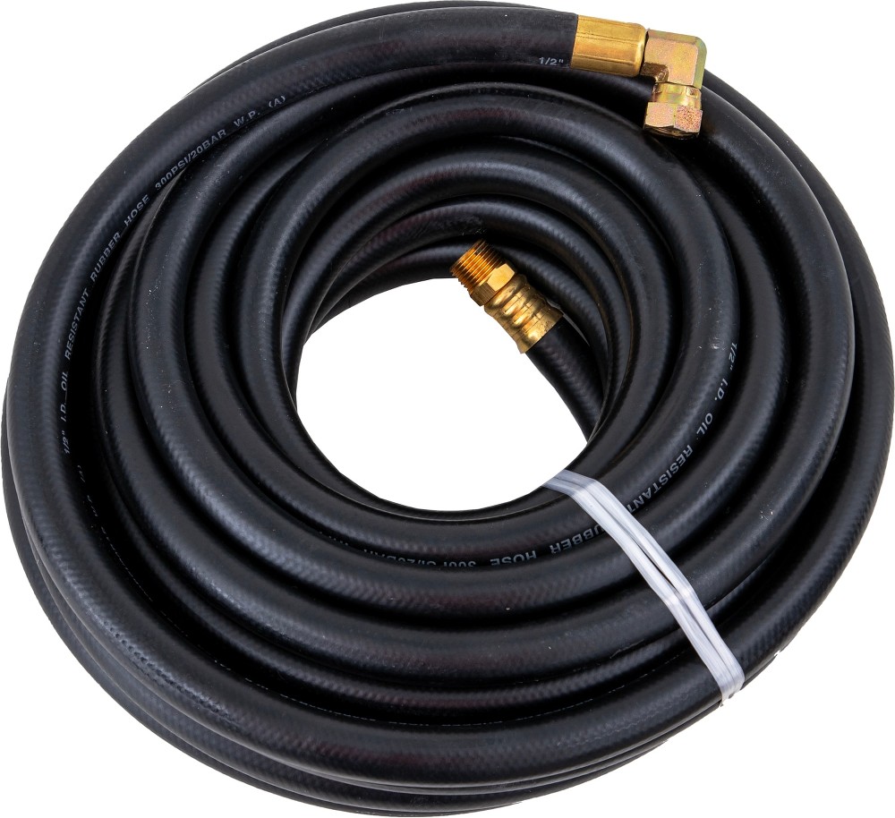 50 Foot Rubber Hose- 1/2-in (works with Hose Reel Hr1250)