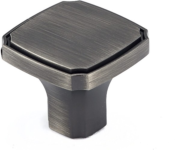 Lorraine 1-3/8-in Antique Nickel Novelty Transitional Cabinet Knob