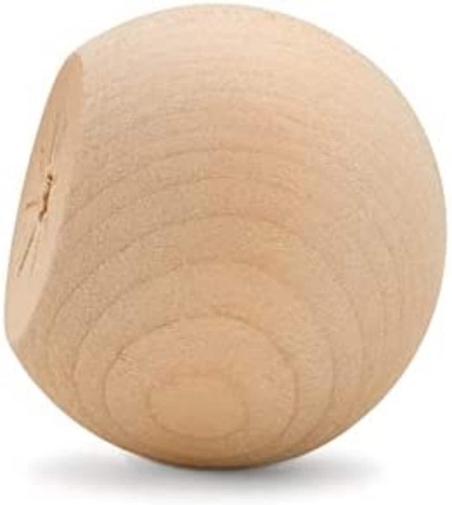 1-in Wood Round Cabinet Knob 50 -Pack