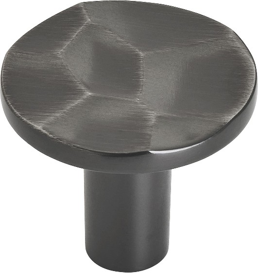 Kamari 1-3/16-in Gunmetal Round Contemporary Cabinet Knob
