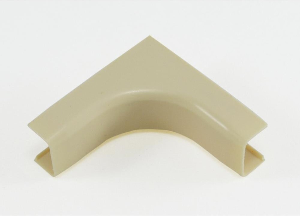 CableHider 2 -Piece Almond Raceway inside elbow