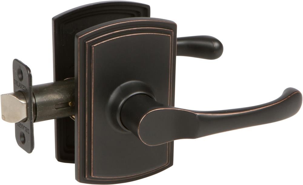 Artino Edged bronze Interior/Exterior Hall/Closet Passage Door Handle