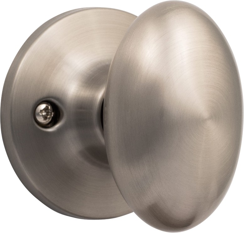 Sure-Loc Door Hardware Arapaho Satin Nickel Interior or Hall/Closet Dummy Door Knob