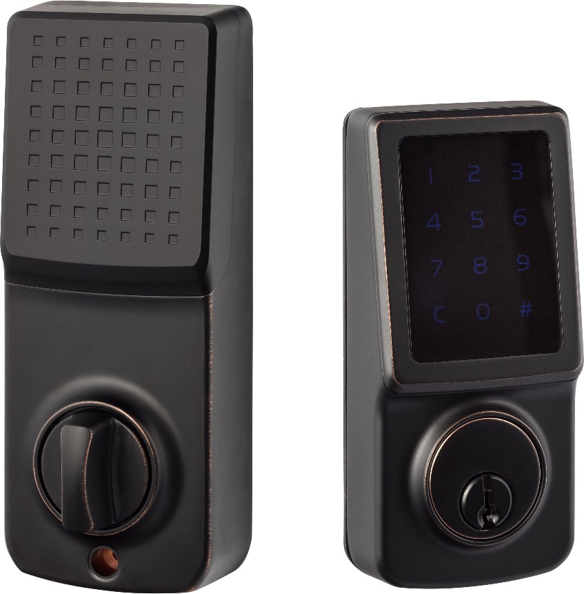 Electronic Deadbolts Vintage Bronze Smart Lock Electronic Deadbolt Touchscreen Keypad
