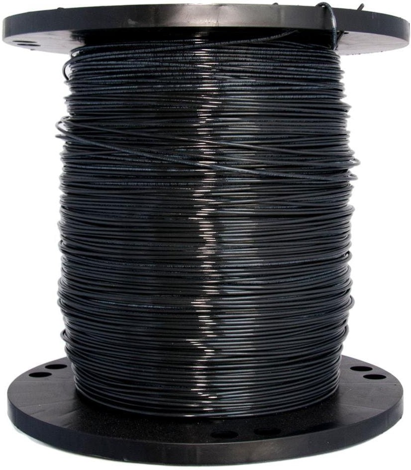 2500-Feet 14 -AWG Black Stranded Copper THHN wire ( By-the-roll )