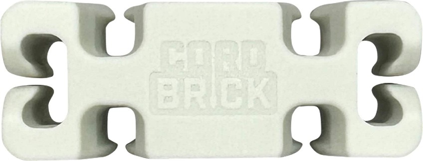 2.0 2-1/2-in x 1.4-in Thermoplastic rubber Light Gray Cord/Cable organization kit