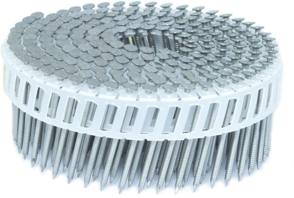 1-3/4-in 13 -Gauge Stainless steel Ring Shank Plastic Collated Siding Nails Box