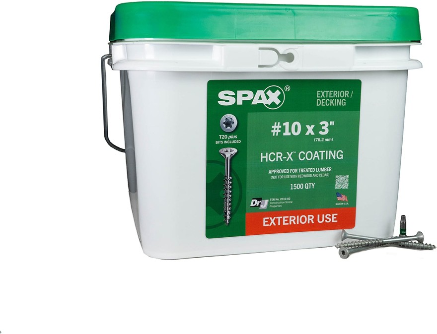 Multi-Material #10 x 3-in Double-barrier Exterior Wood screws ( 1500 -Per Box )