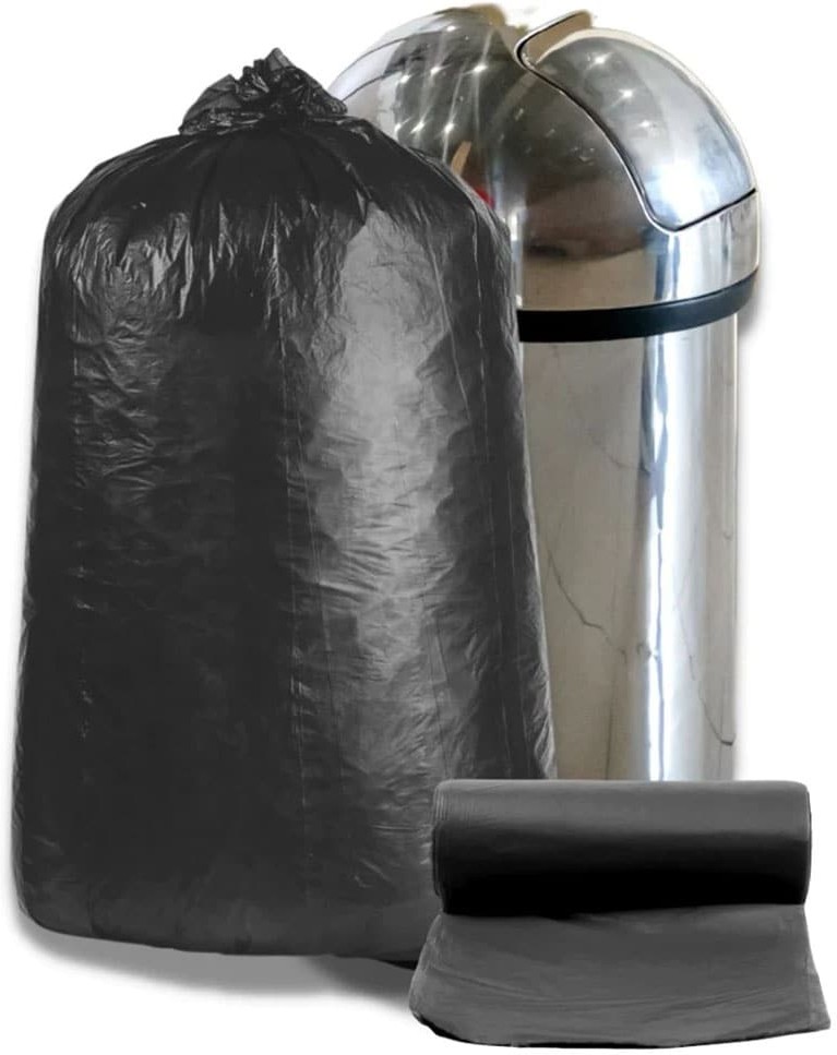 45-Gallon Scent free Black Indoor Plastic Can Twist Tie Trash Bag 250 -Count