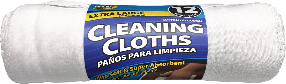 Cleaning Cloths 12 -Pack Cotton Cloth