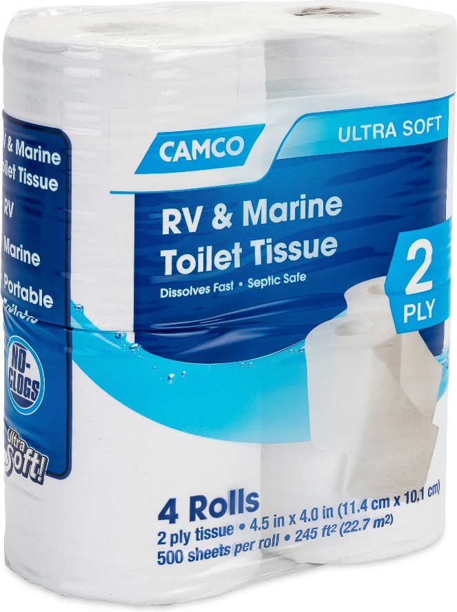 RV Marine 4 -Pack 2-ply Toilet Paper