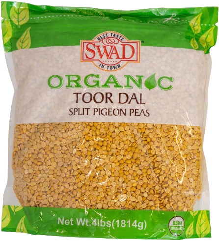 Organic Toor Tur Daal Dal 4LB