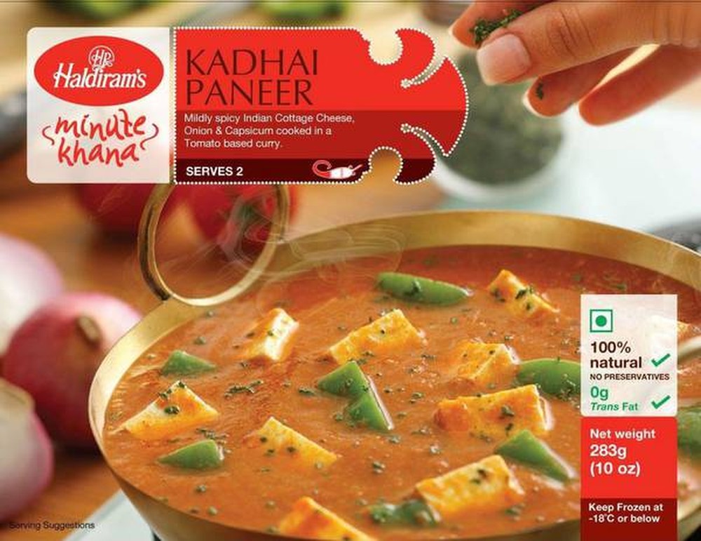 Frozen Kadhai Paneer