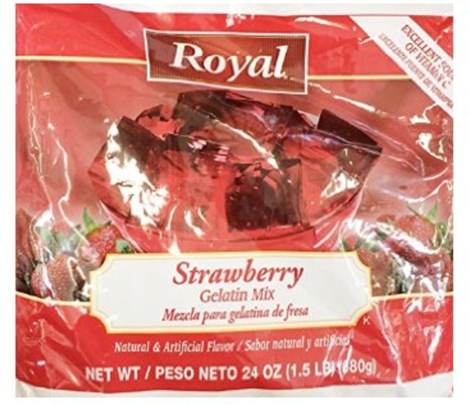 Strawberry Gelatin Mix - 24 oz