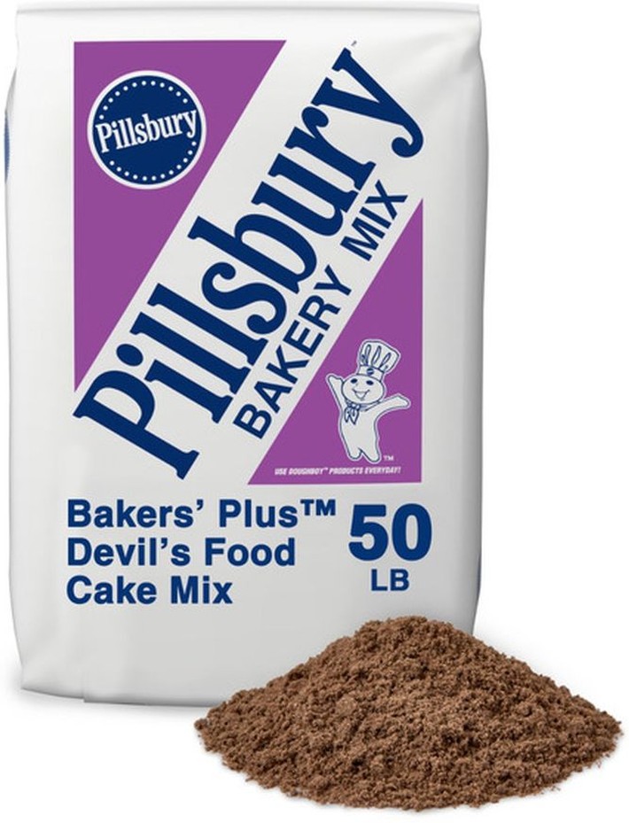 Bakers' Plus Devil's Food Cake Mix - 50 lbs