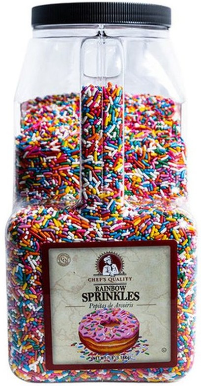 Rainbow Sprinkles - 7 lb Jar