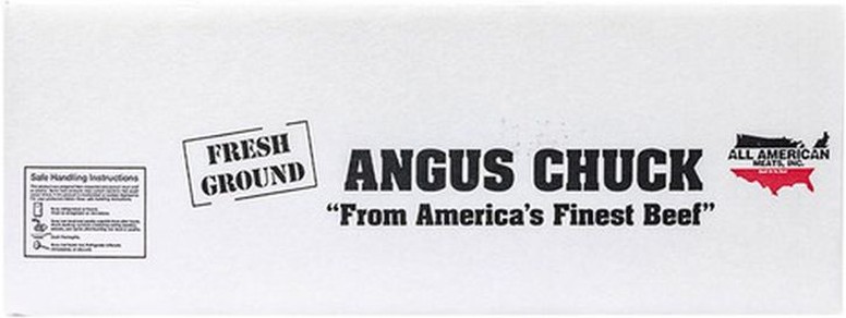 Fresh Ground Angus Beef Chuck, Fine Grind, 80/20