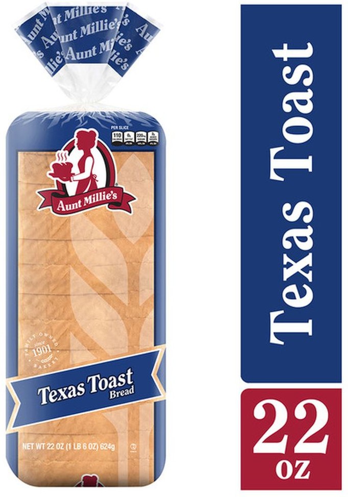 Texas Toast Bread - 22 oz Loaf