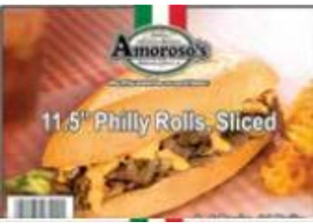 Sliced Philly Rolls 11.5" - 6 Ct