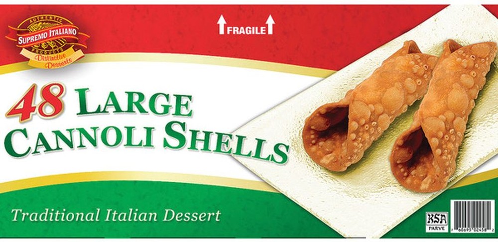 Large Cannoli Shells - 48 Ct