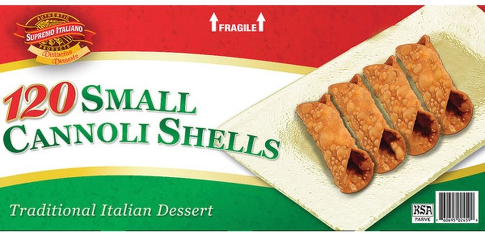 Small Cannoli Shells - 120 Ct