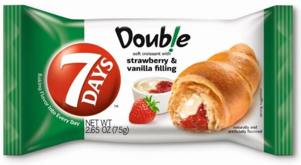 Strawberry & Vanilla Croissant - 6/2.65