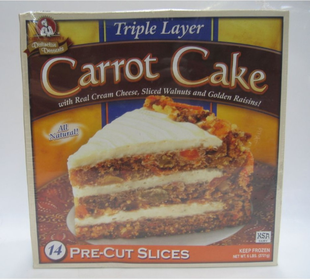 Frozen - Triple Layer Carrot Cake - 14 slices