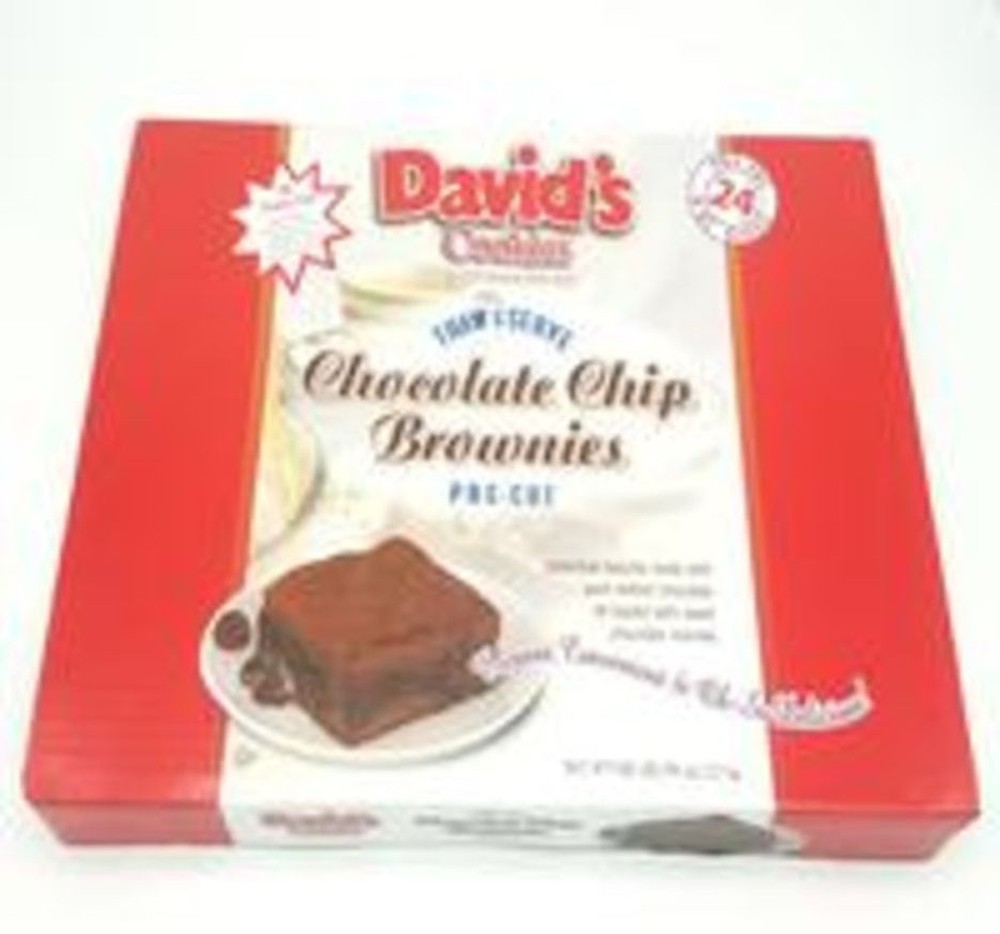 Frozen Cookies - Chocolate Chip Brownie - 24 ct