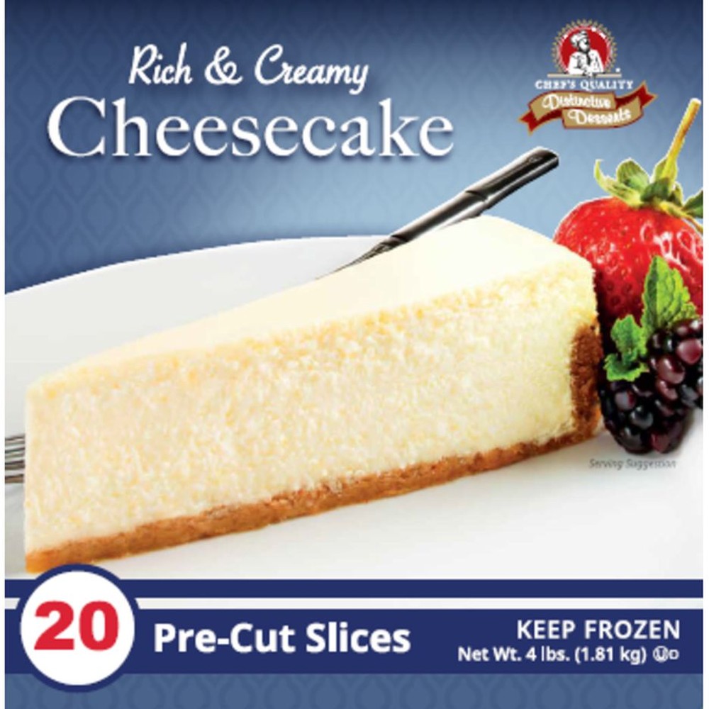 Frozen - NY Style Cheesecake - 20 slices