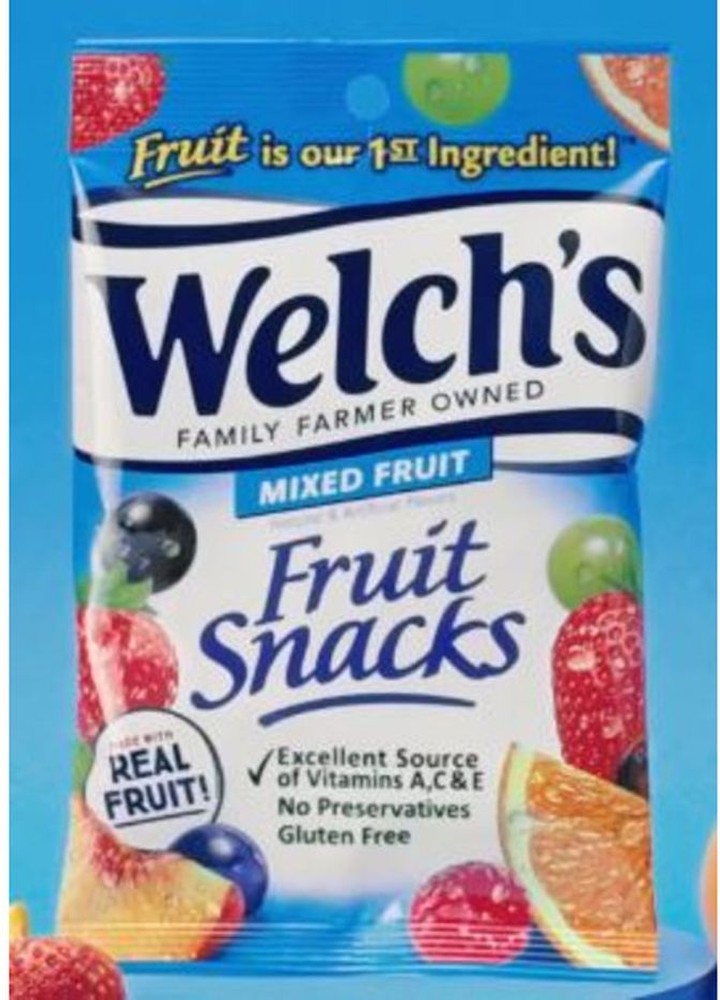 Fruit Snacks, 2.25 oz packets - 16 ct