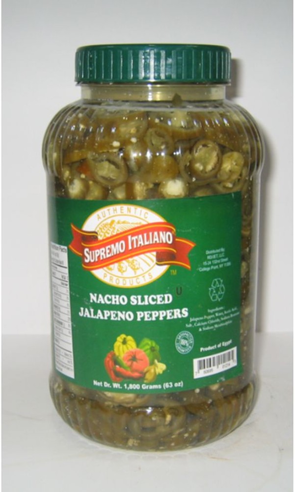 Nacho Sliced Jalapeno Peppers - gallon