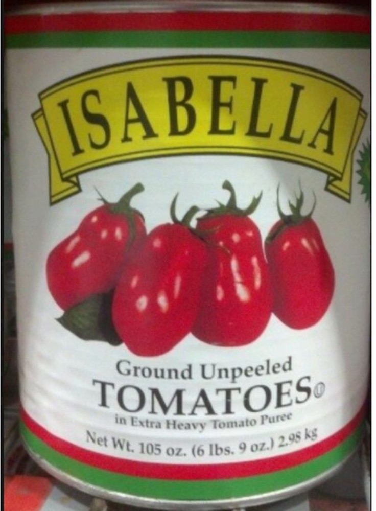 Unpeeled Ground Tomatoes - #10 cans