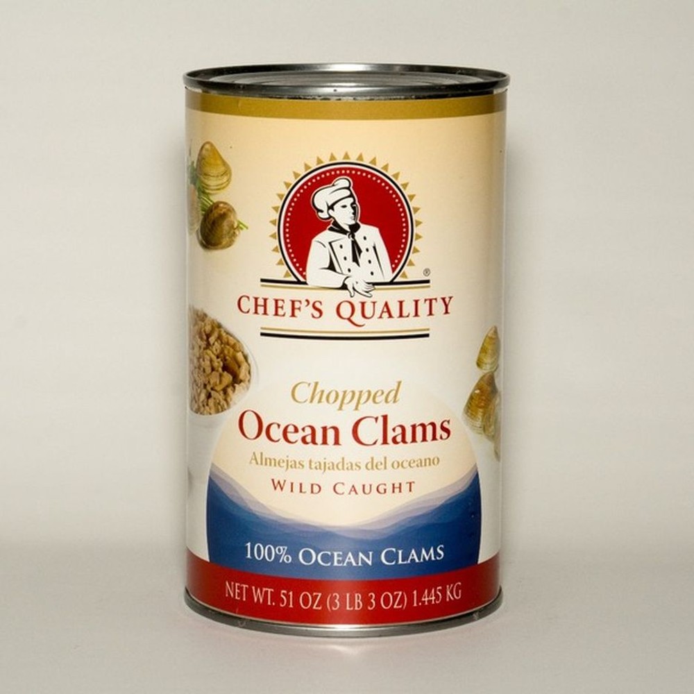 Chopped Ocean Clams - 51 oz Cans