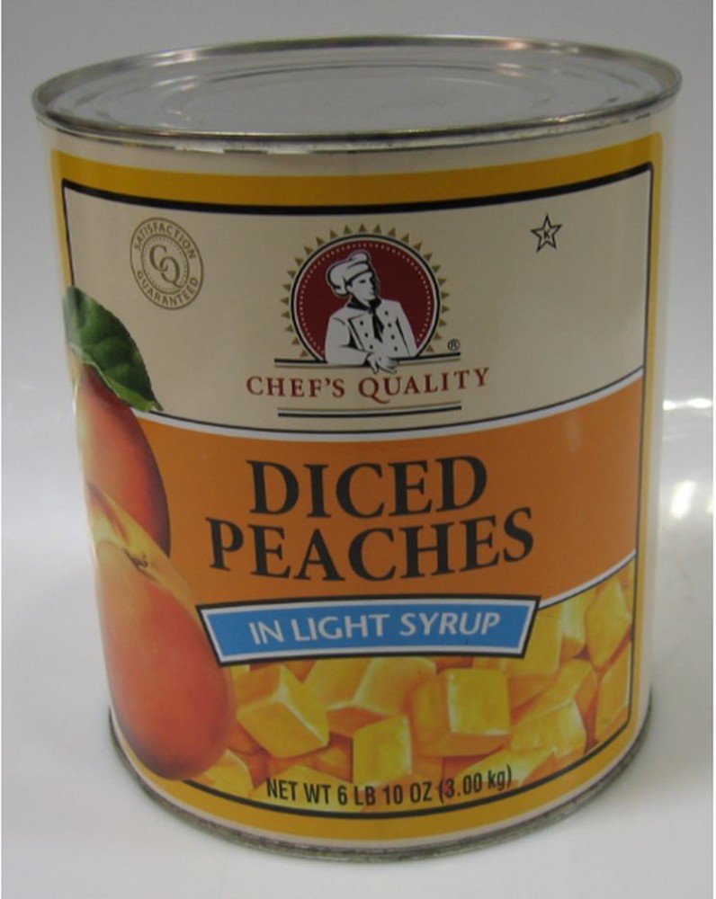 Diced Peaches in Light Syrup - #10 cans