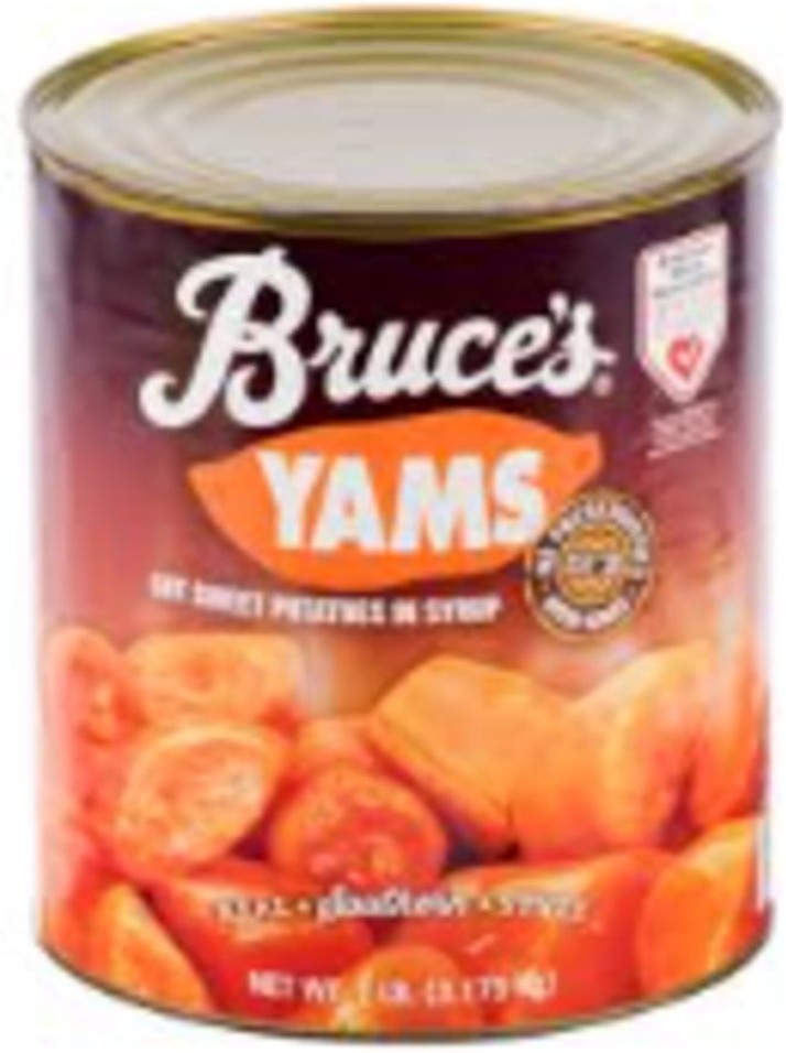Cut Yams in Syrup - #10 cans