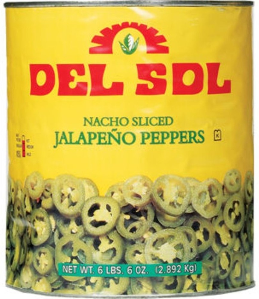 Nacho Sliced Jalapeno Peppers - #10 cans