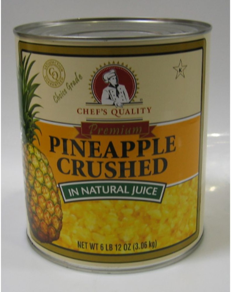 Choice Crushed Pineapple - #10 cans