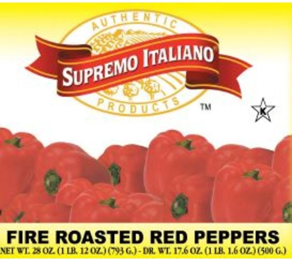 Fire -Roasted Red Peppers - 12/28 oz Can