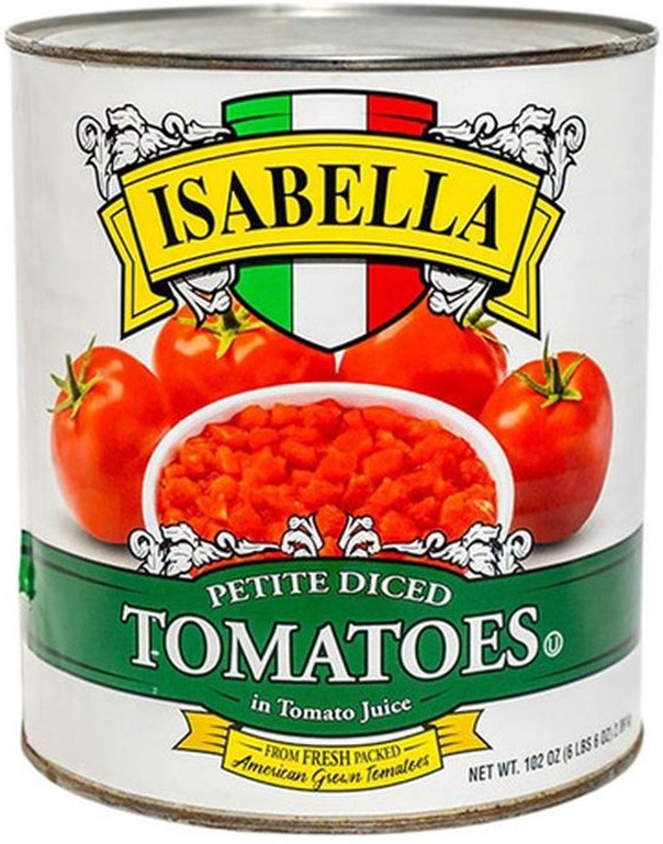 Petite Diced Tomatoes -#10 cans