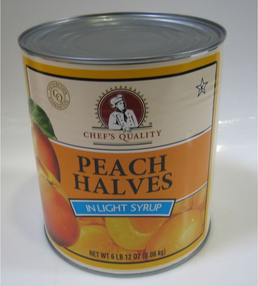 Peach Halves in Light Syrup - #10 cans