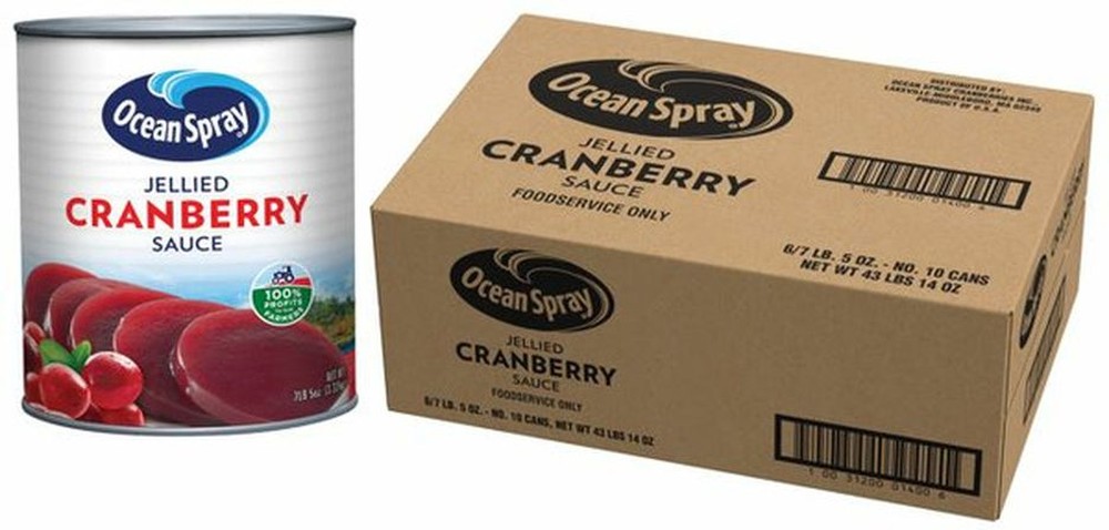 Jellied Cranberry Sauce - #10 cans