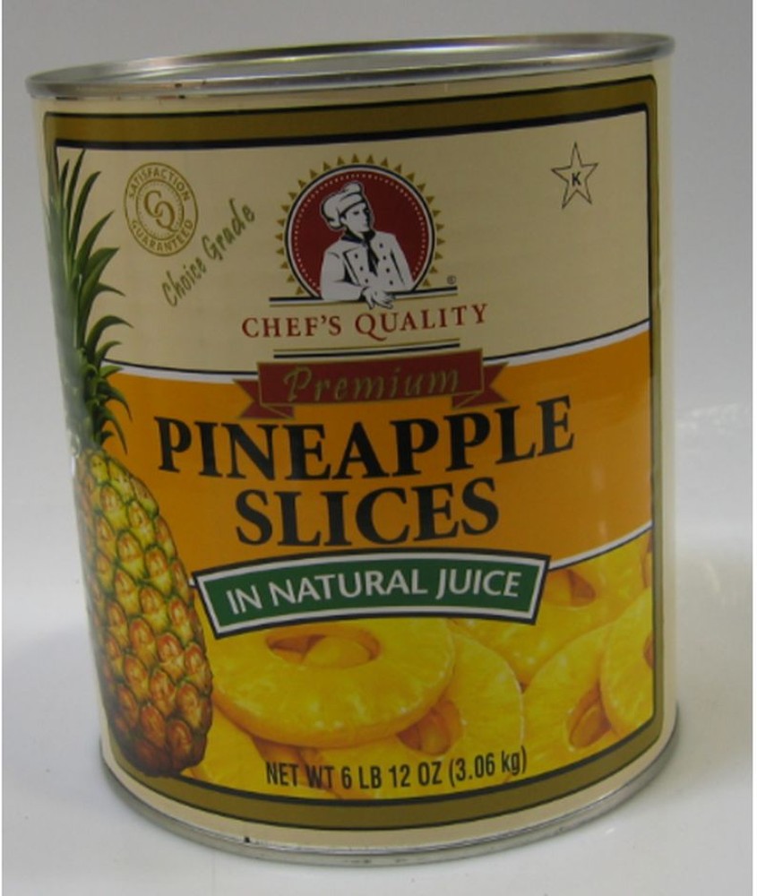 Sliced Pineapples in Light Syrup - #10 cans