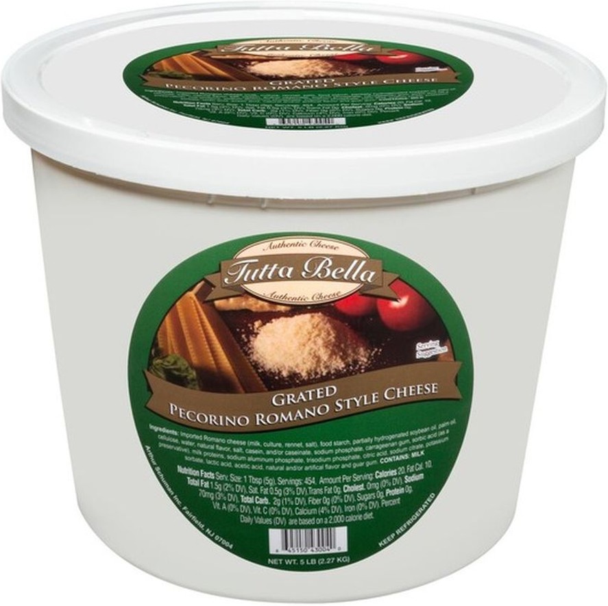 Grated Romano Cheese Blend - 5 lbs