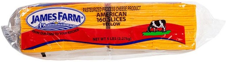 Yellow American Cheese - 5 lbs/160 Slices