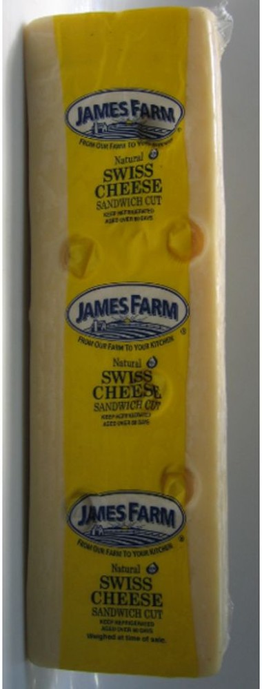 Sandwich Cut Swiss Cheese